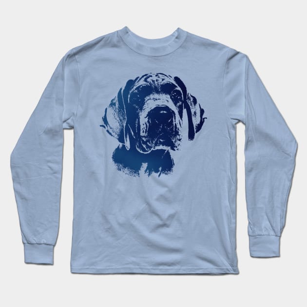 Great Dane  - Deutsche Dogge Long Sleeve T-Shirt by Nartissima